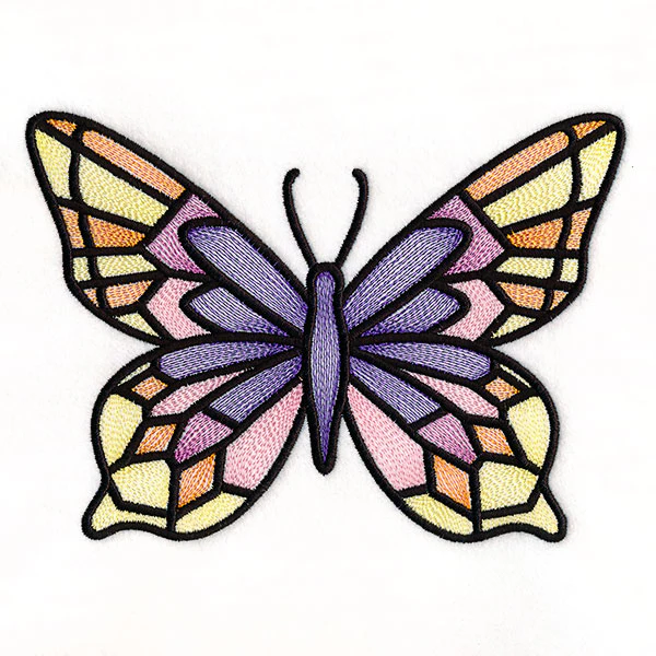 Fluttering Gems Stained Glass Butterfly 3 - Image 5