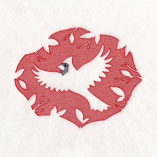 Flying Cardinal (Embossed) - Image 3
