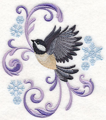 Flying Chickadee Flourish - Image 3