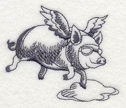 Flying Pigs and Plane 1 - Image 3