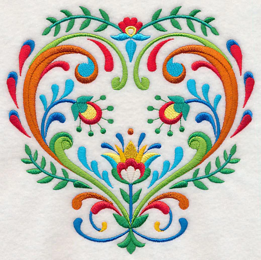 Folk Art Heart of Whimsy - Image 2