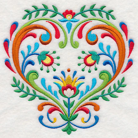 Folk Art Heart of Whimsy - Image 3