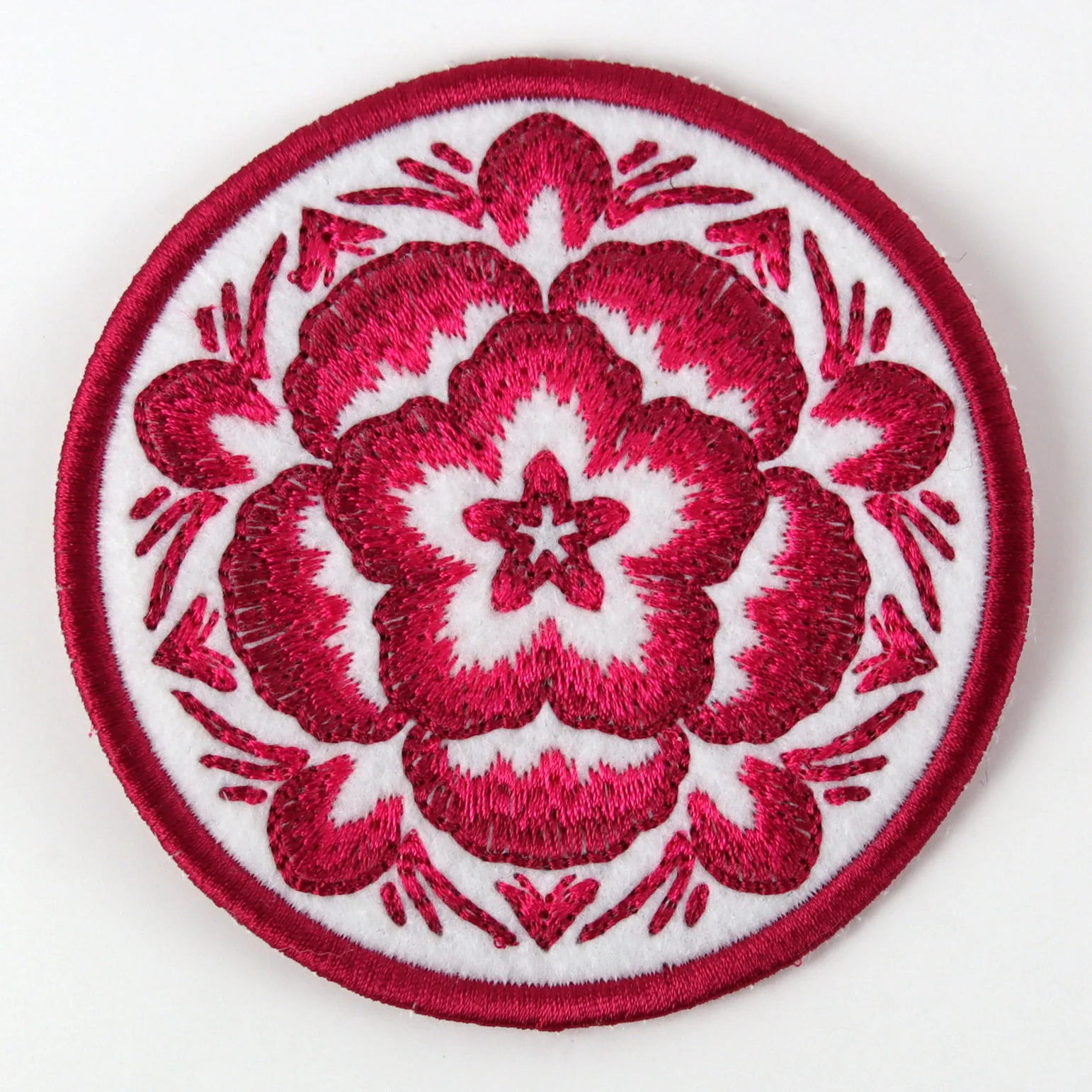 Folk Botanicals Coaster 1 (In-the-Hoop) - Image 5
