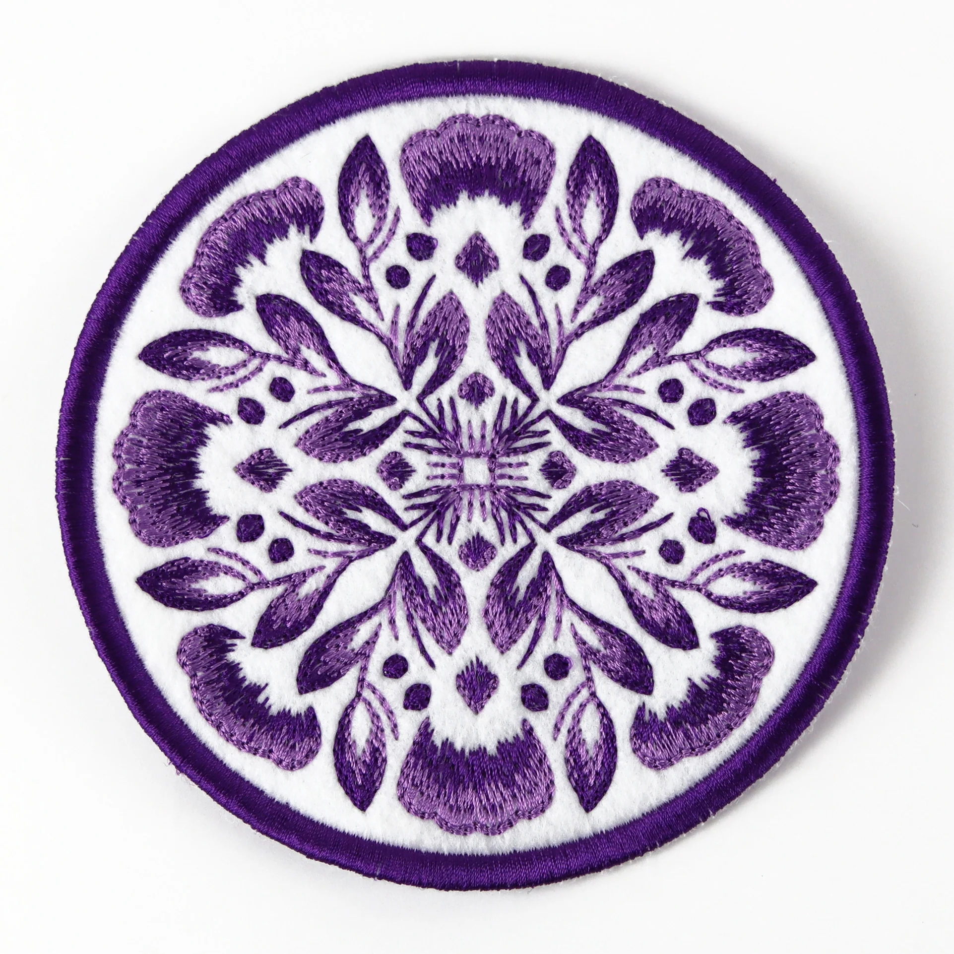 Folk Botanicals Coaster 4 (In-the-Hoop) - Image 10