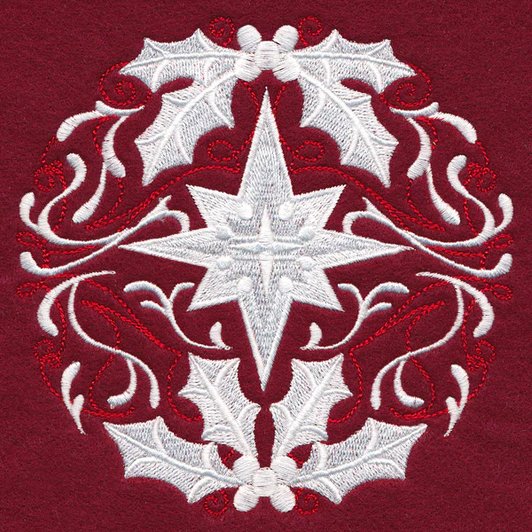 Folk Christmas Star Circle - Image 4