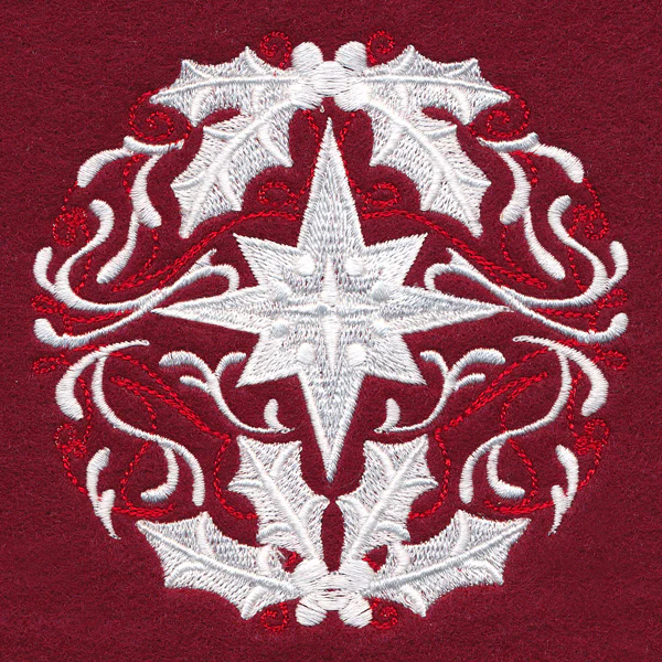 Folk Christmas Star Circle - Image 5