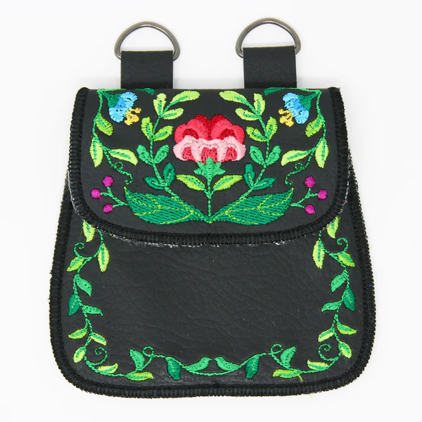 Folk Flowers Leather Purse (In-the-Hoop) - Image 5