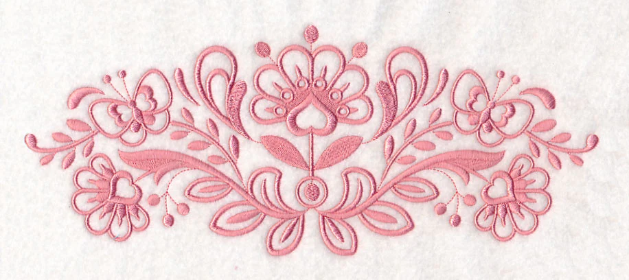 Folksy Love Border