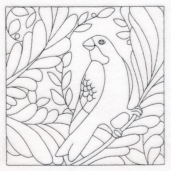 For the Birds Quilting - Grosbeak (Double Run) - Image 3