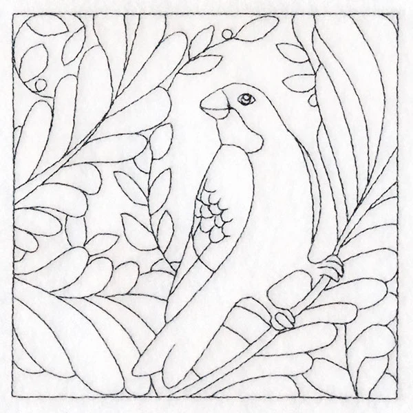 For the Birds Quilting - Grosbeak (Double Run) - Image 4