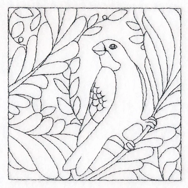 For the Birds Quilting - Grosbeak (Double Run) - Image 5