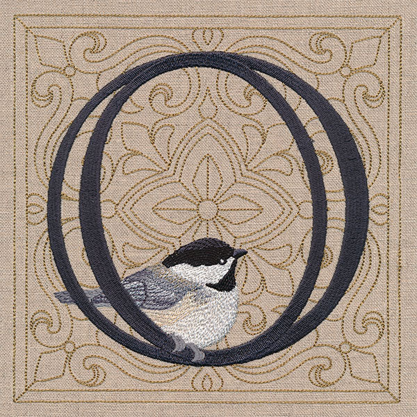 For the Love of Birds Square - Letter O & Chickadee - Image 3