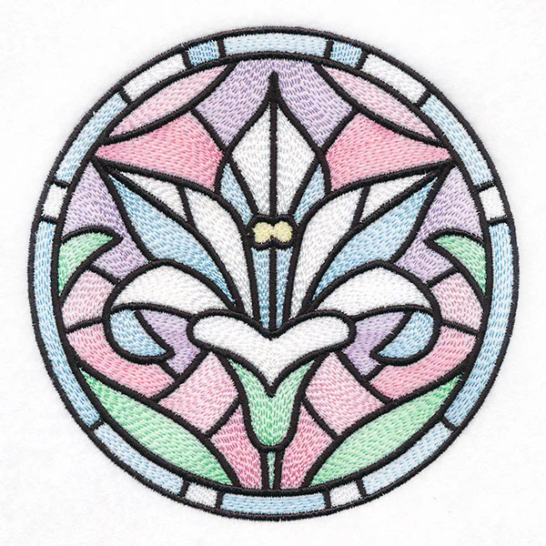 For the Love of Easter Stained Glass Circle - Lilies - Image 10