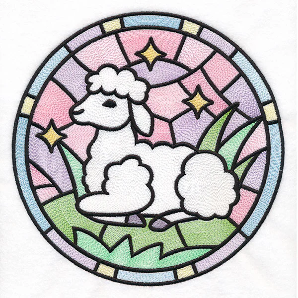 For the Love of Easter Stained Glass - Lamb - Image 13