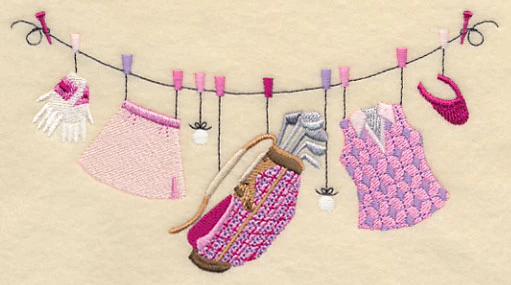 Fore! Golf Clothesline - Hers - Image 3