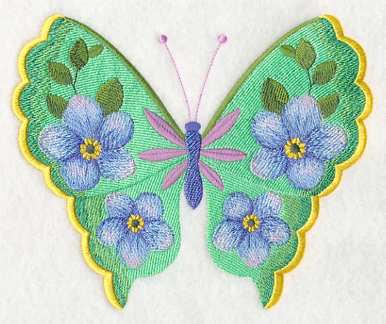 Forget-Me-Not Butterfly in Watercolor - Image 4