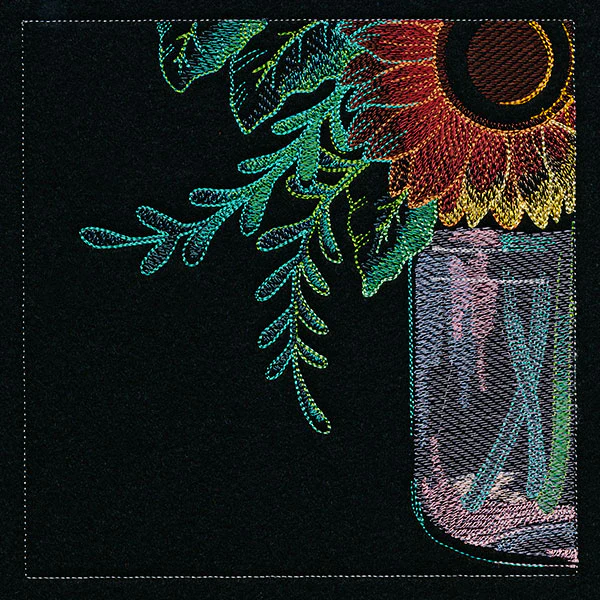 Four Panel Sunflower Bouquet - Bottom Left - Image 6