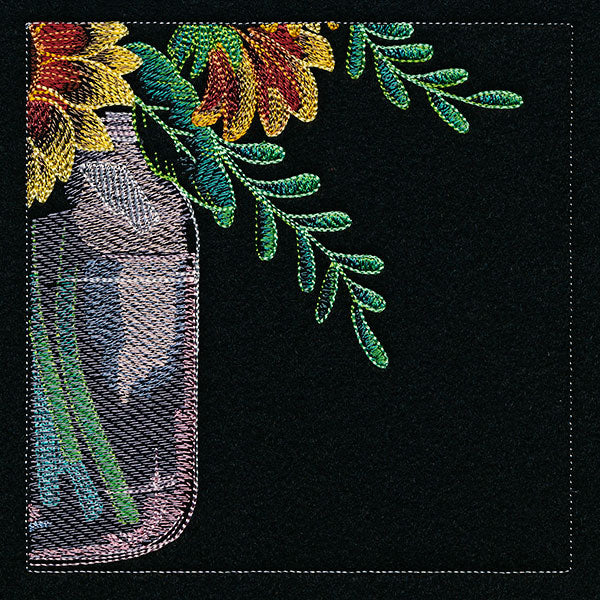 Four Panel Sunflower Bouquet - Bottom Right - Image 11