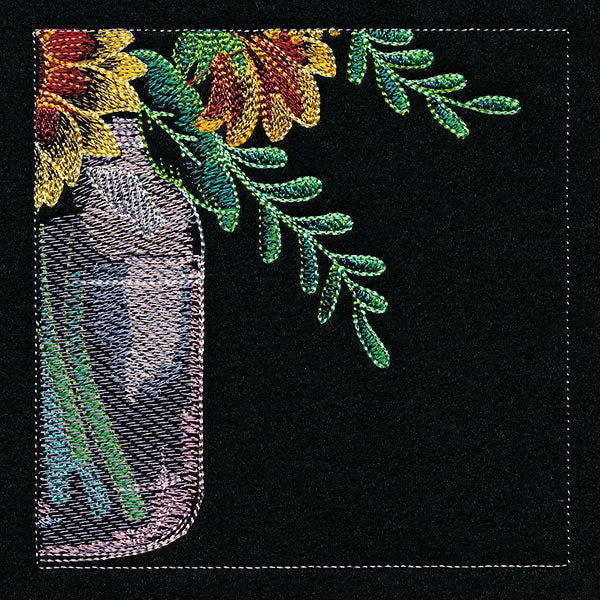 Four Panel Sunflower Bouquet - Bottom Right - Image 16