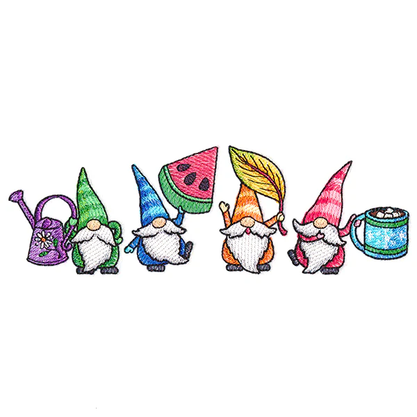 Four Seasons Gnomes Border - Image 7