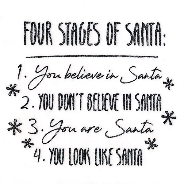 Four Stages of Santa at Christmas - Image 2