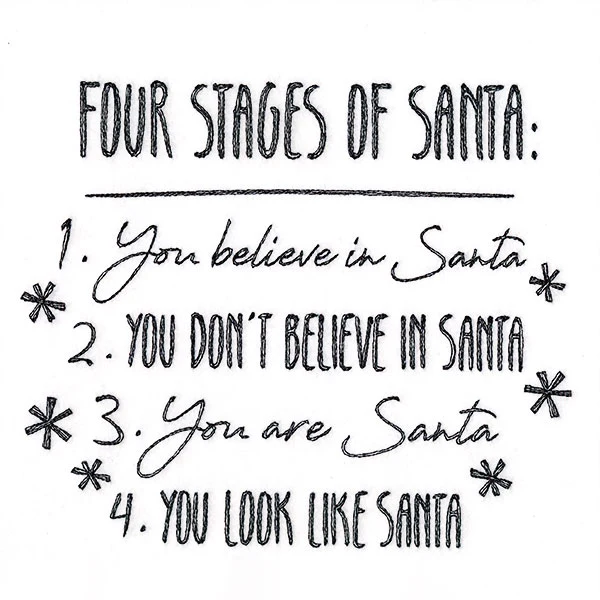 Four Stages of Santa at Christmas - Image 4