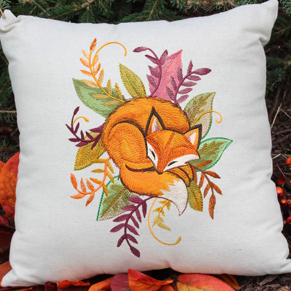 Fox and Leaves in Watercolor - Image 8