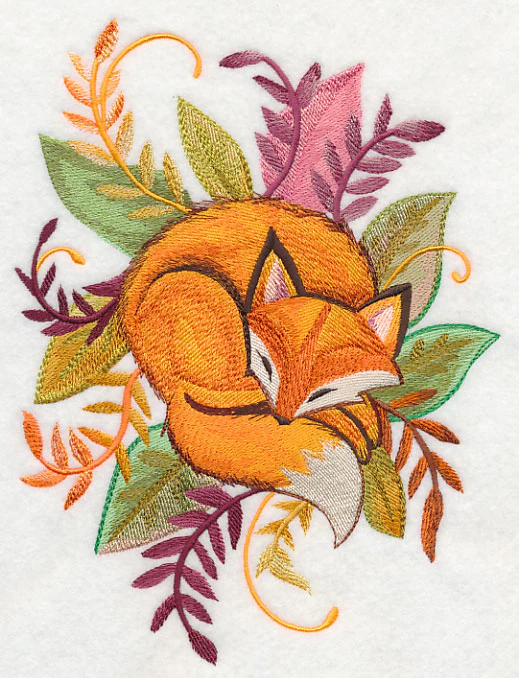 Fox and Leaves in Watercolor - Image 9
