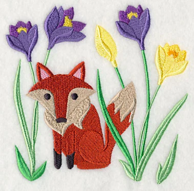 Fox in Spring Blossoms - Image 4