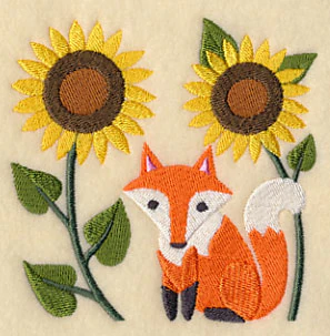 Fox in Sunflowers - Image 5