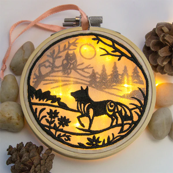 Fox Shadowbox (Organza) - Image 2