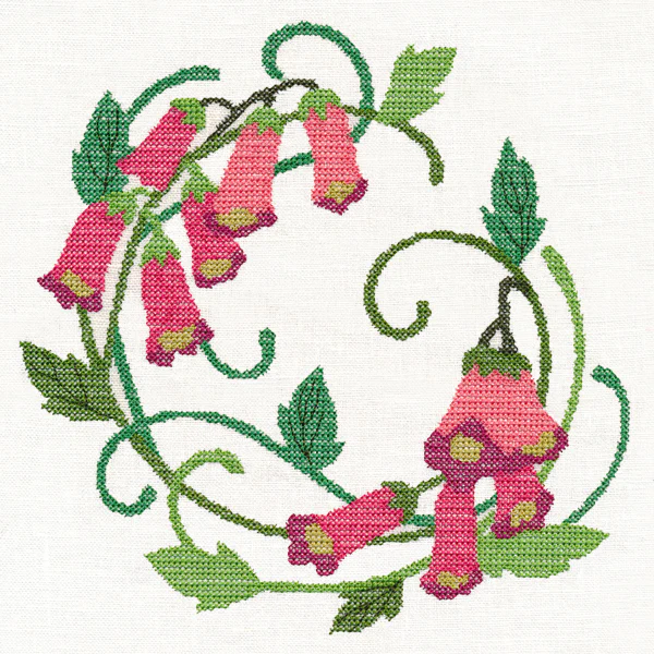 Foxglove Wreath (Cross Stitch) - Image 5