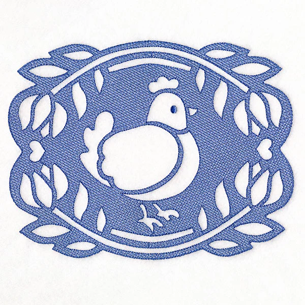 Framed by Tulips Chicken (Embossed) - Image 13