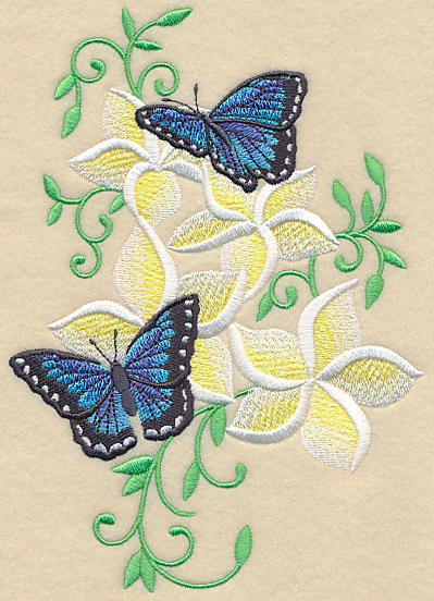 Frangipani and Butterflies - Image 3
