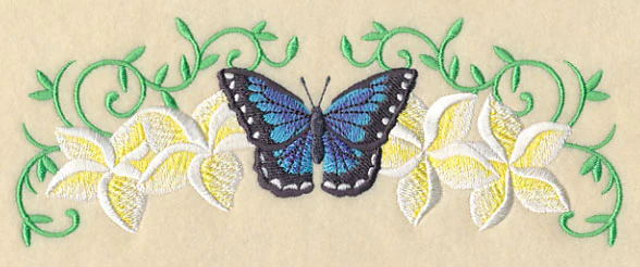 Frangipani and Butterfly Border - Image 3