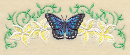 Frangipani and Butterfly Border - Image 4