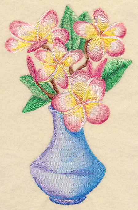 Frangipani Bouquet in Watercolor - Image 5