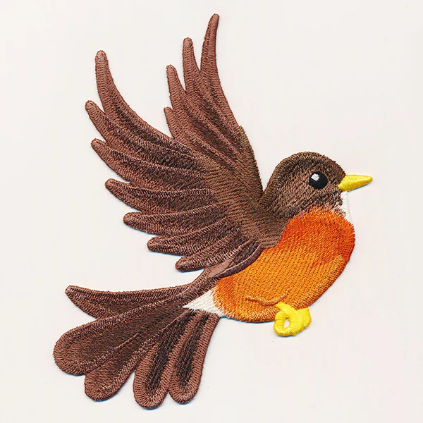 Free-Flying American Robin (In-the-Hoop) - Image 2