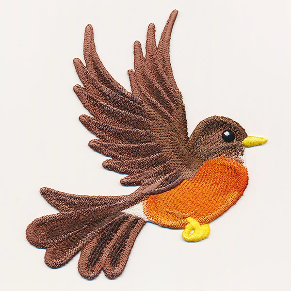 Free-Flying American Robin (In-the-Hoop) - Image 4