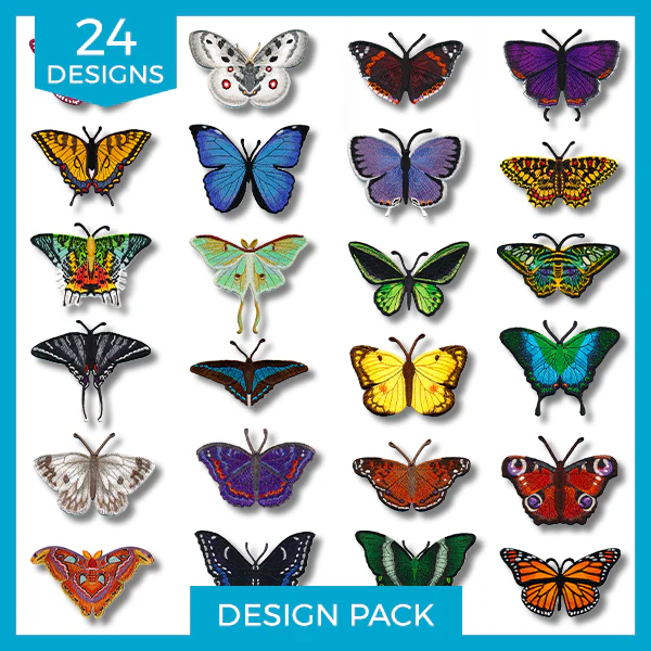 Free-Flying Butterflies & Moths (In-the-Hoop) Design Pack - Image 18