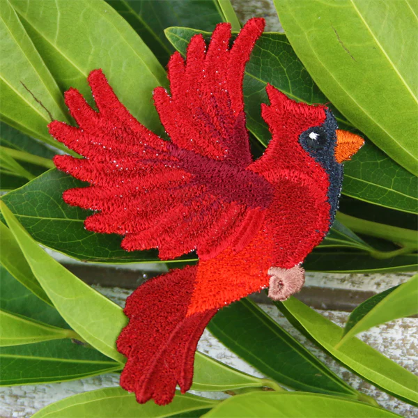 Free-Flying Cardinal (In-the-Hoop) - Image 5