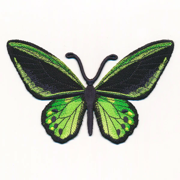 Free-Flying Common Green Birdwing (In-the-Hoop) - Image 2