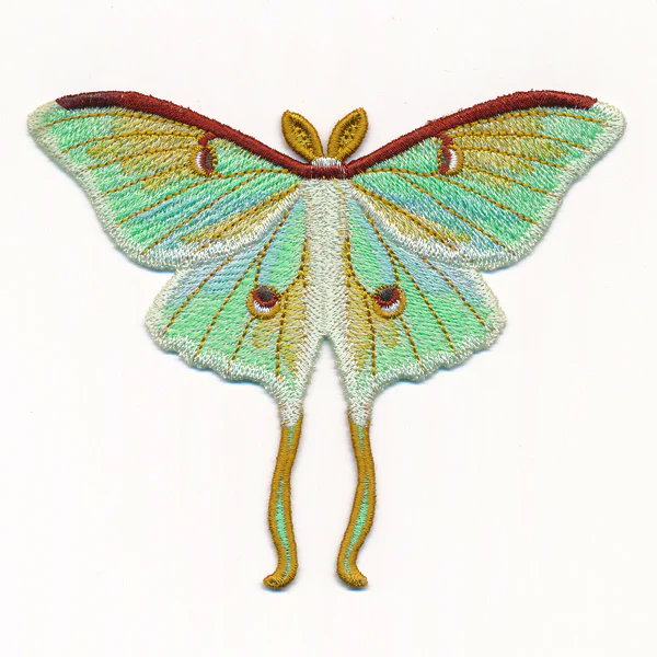 Free-Flying Luna Moth (In-the-Hoop) - Image 4