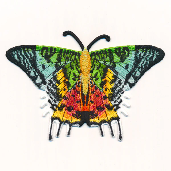 Free-Flying Madagascan Sunset Moth (In-the-Hoop) - Image 2
