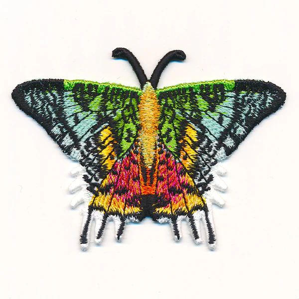 Free-Flying Madagascan Sunset Moth (In-the-Hoop) - Image 6