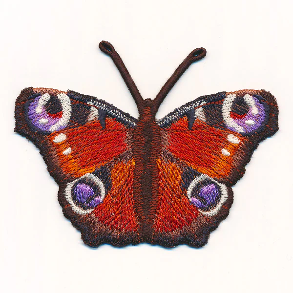 Free-Flying Peacock Butterfly (In-the-Hoop) - Image 4