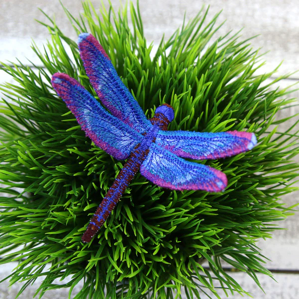 Free-Flying Rainforest Bluewing (In-the-Hoop) - Image 5