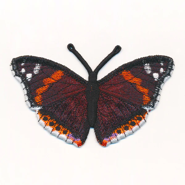 Free-Flying Red Admiral (In-the-Hoop) - Image 8
