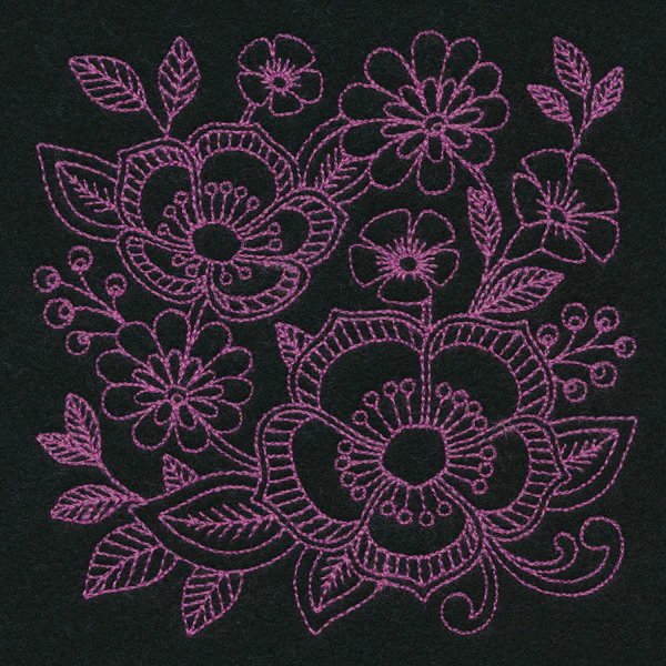 Free Spirit Floral Square (Thick Thread) - Image 2