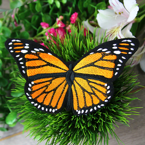 Freestanding Fabric Monarch Butterfly (In-the-Hoop) - Image 7